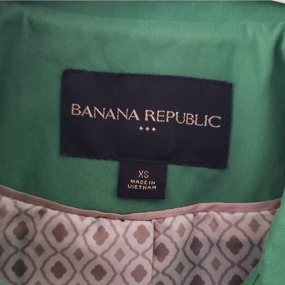 BANANA Republic green peacoat lined jacket size‎ XS - Picture 5 of 14